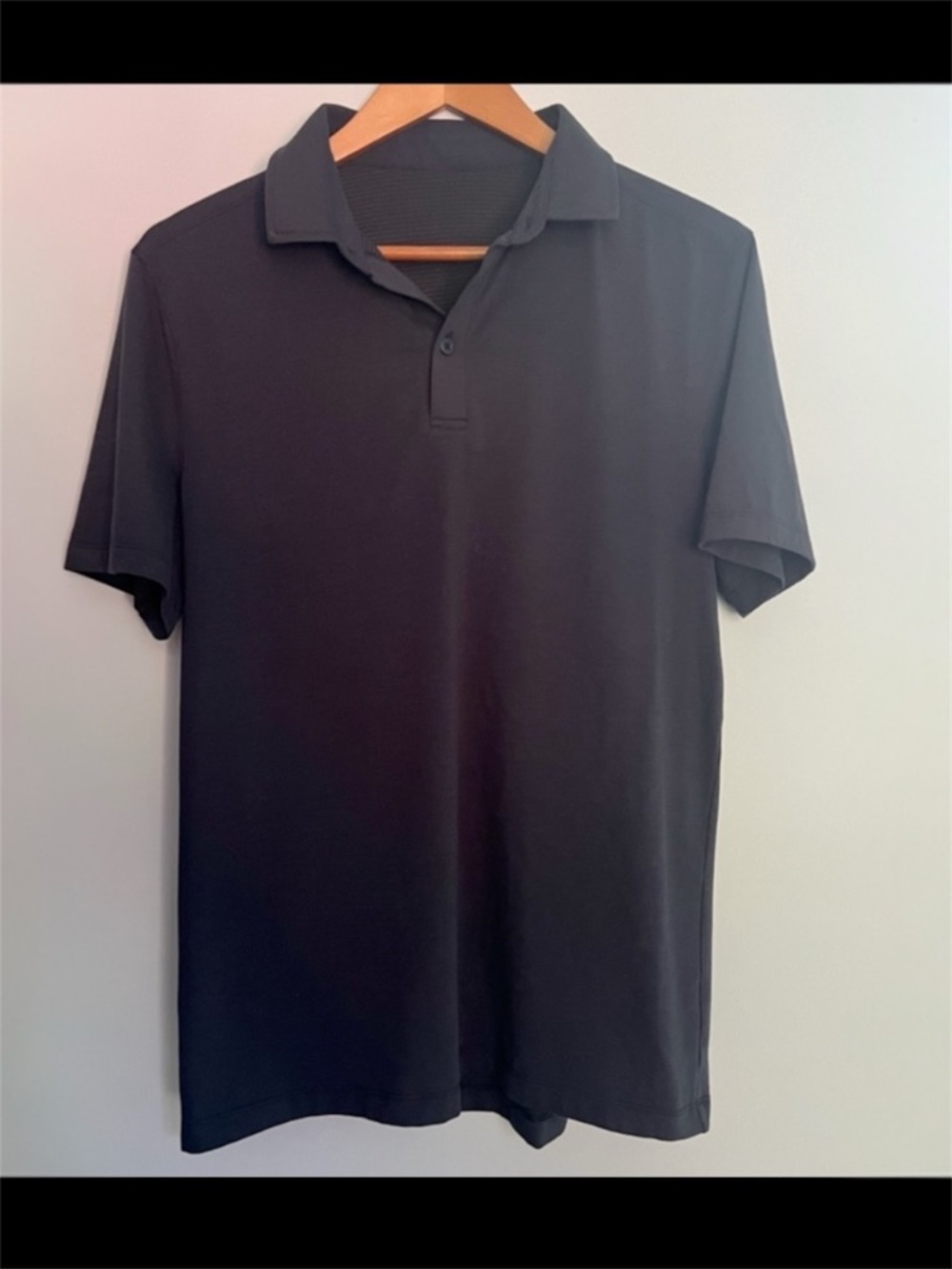 Lululemon Evolution Polo Shirt Navy Blue Size Small